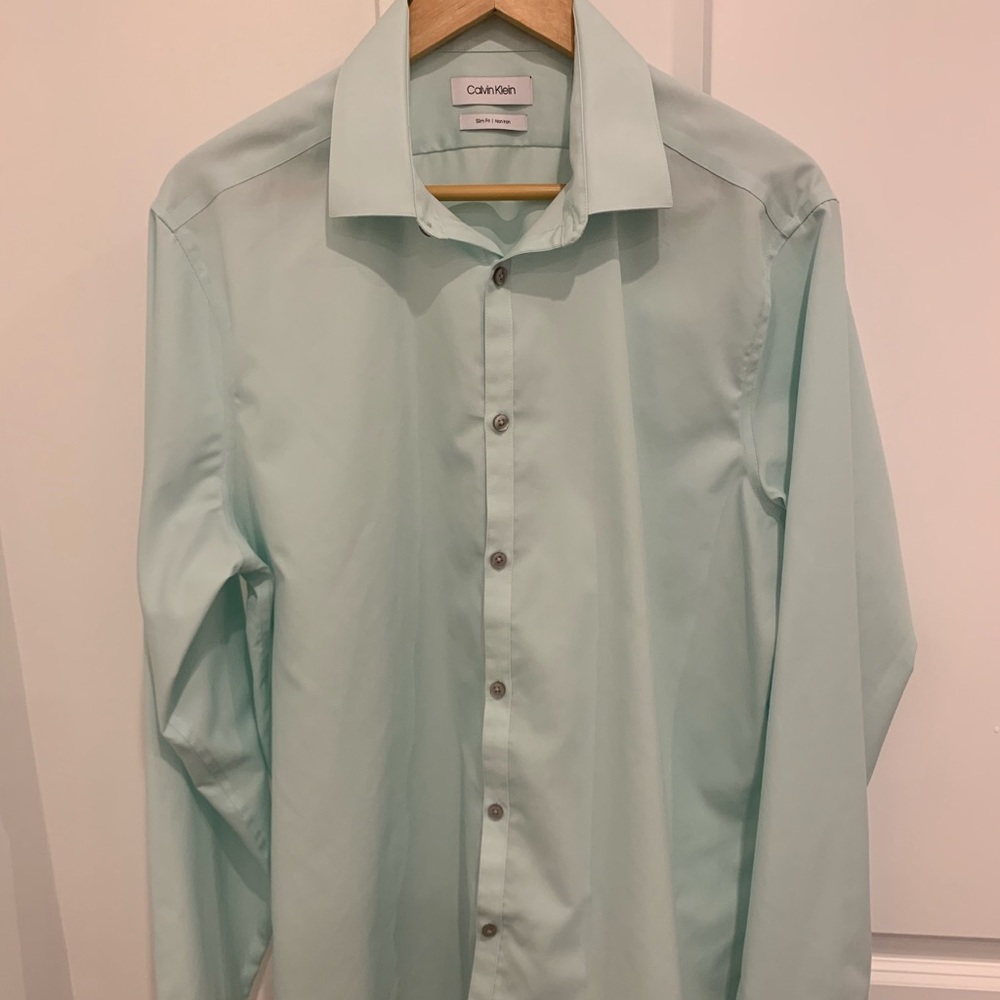 BRAND NWOT Calvin Klein Slim Fit Shirt 16.5 34/35